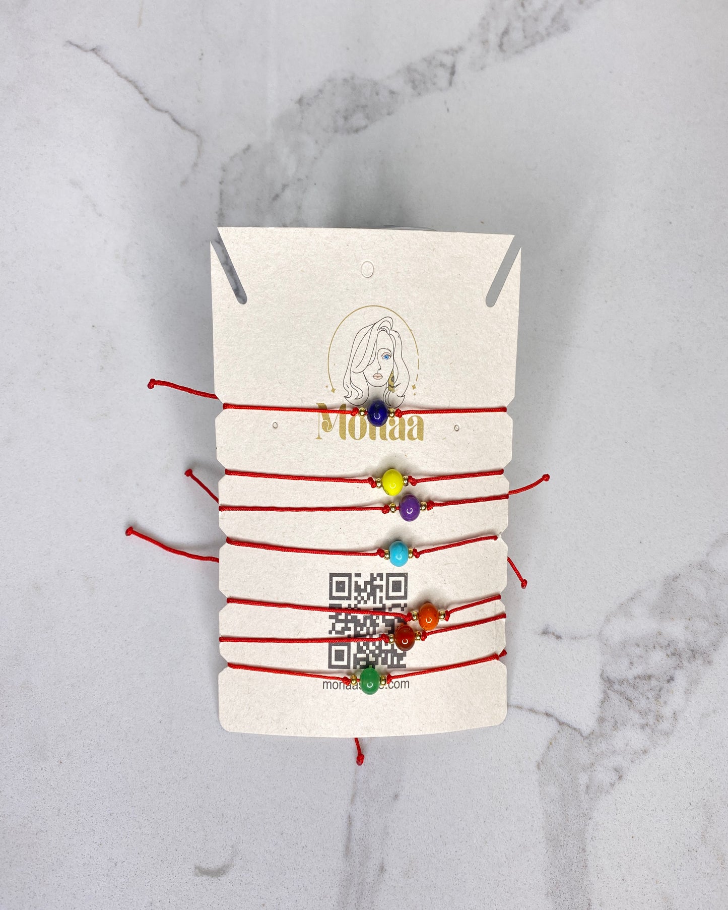 Multi Gemstone Beaded Chakra Bracelet