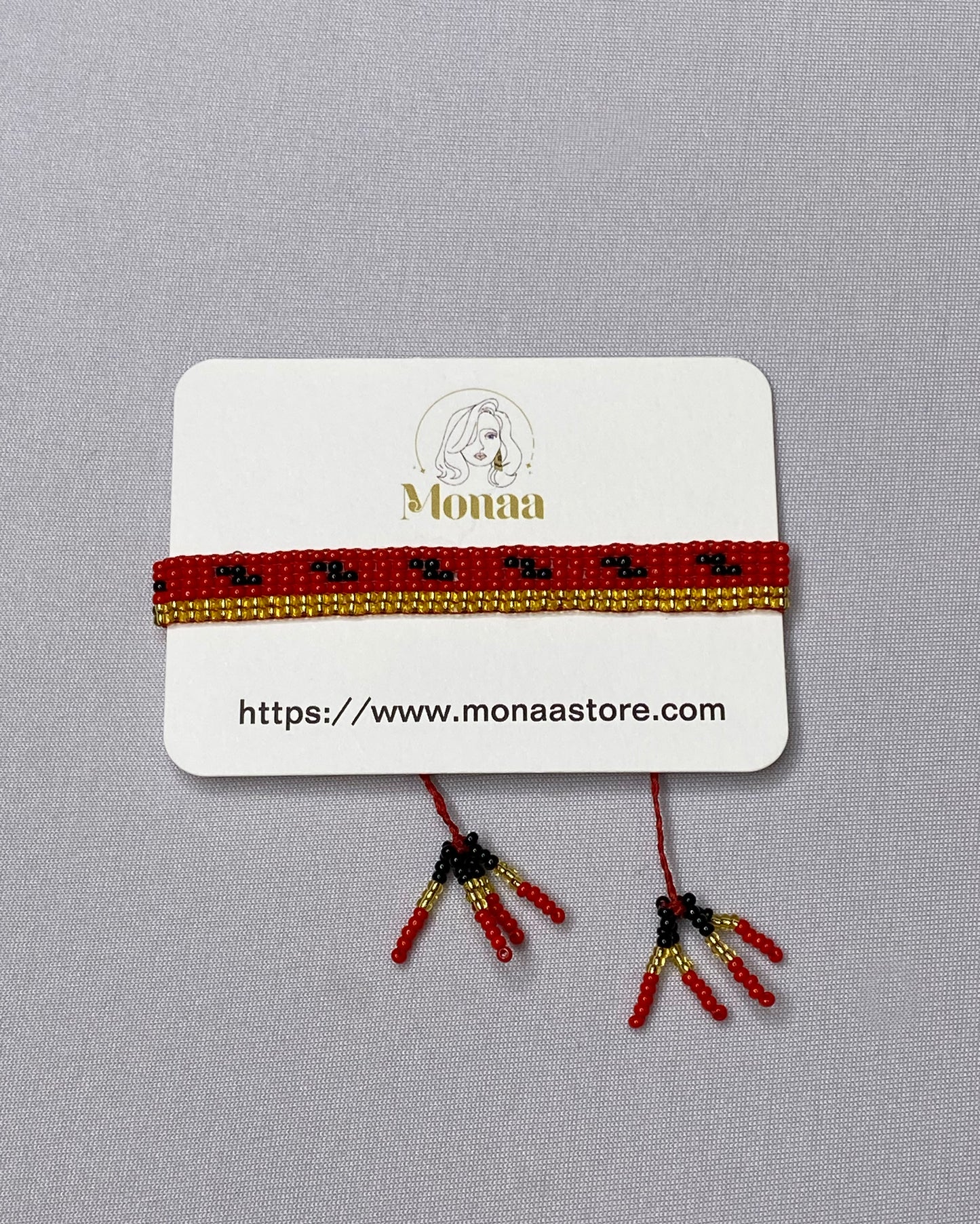 Red and  Gold Bracelet