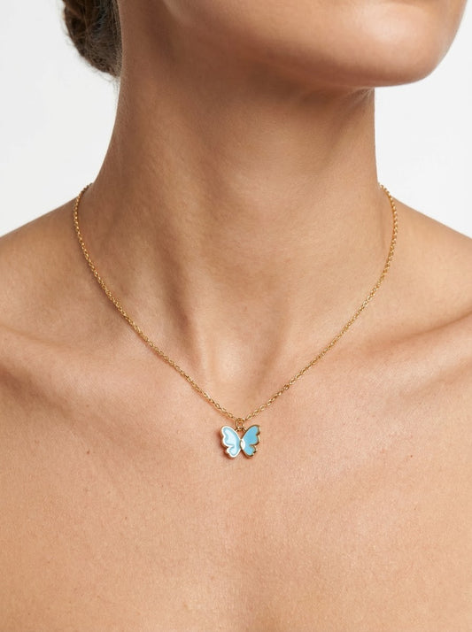 Small Butterfly Chocker Neclace