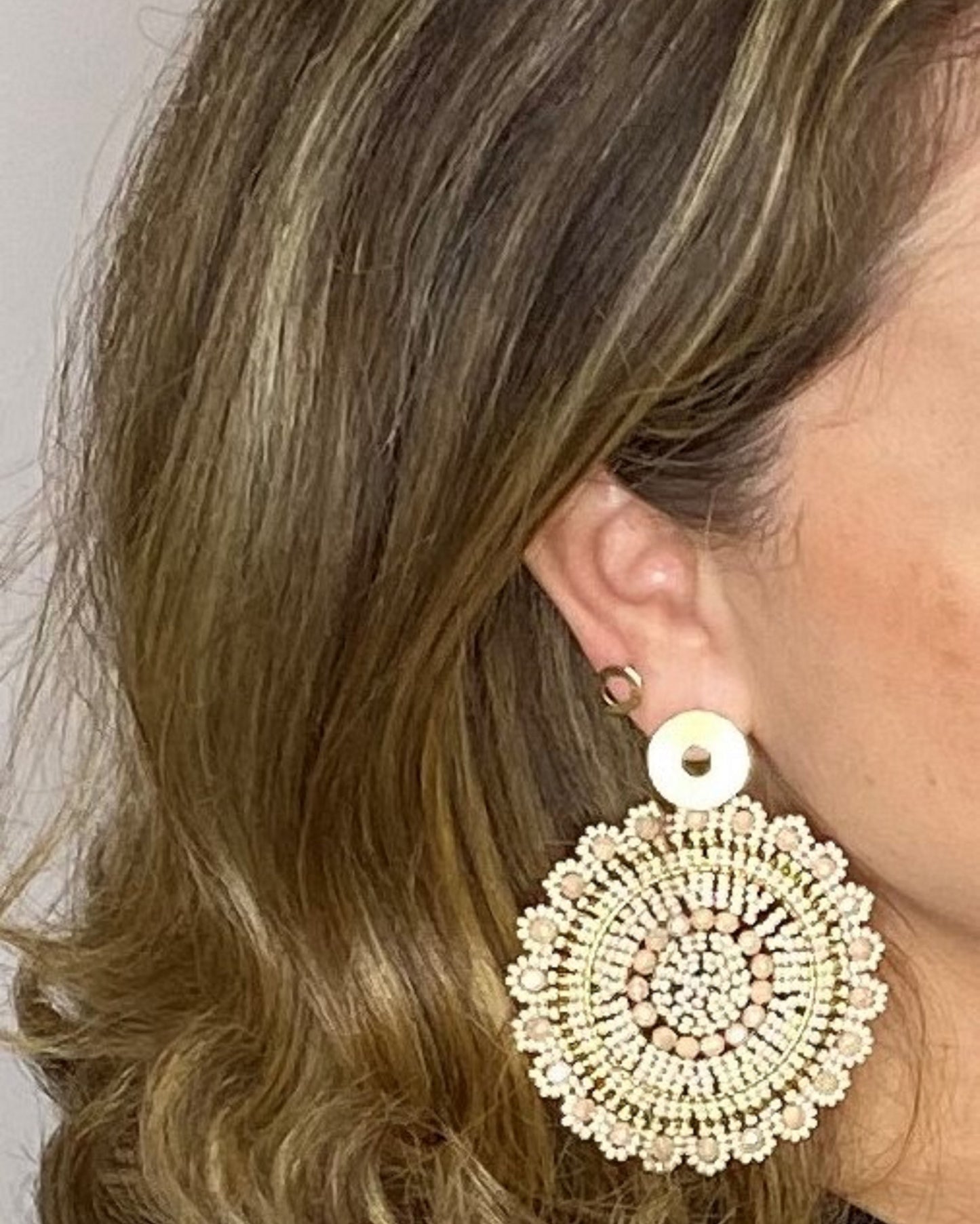 Rose Hanging  Earrings