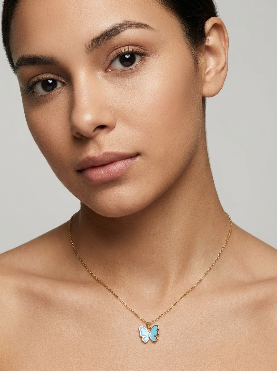 Small Butterfly Chocker Neclace